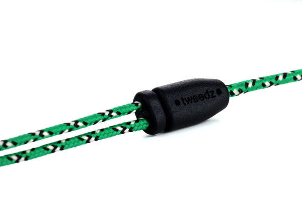 Green Earbuds with Microphone & Remote Control