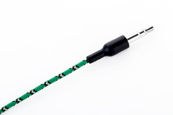 Green Earbuds with Microphone & Remote Control